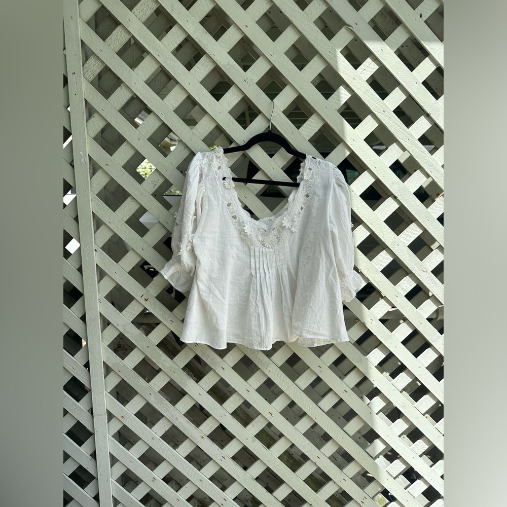 Free People Sophie Embroidered Top - Picture 7 of 7